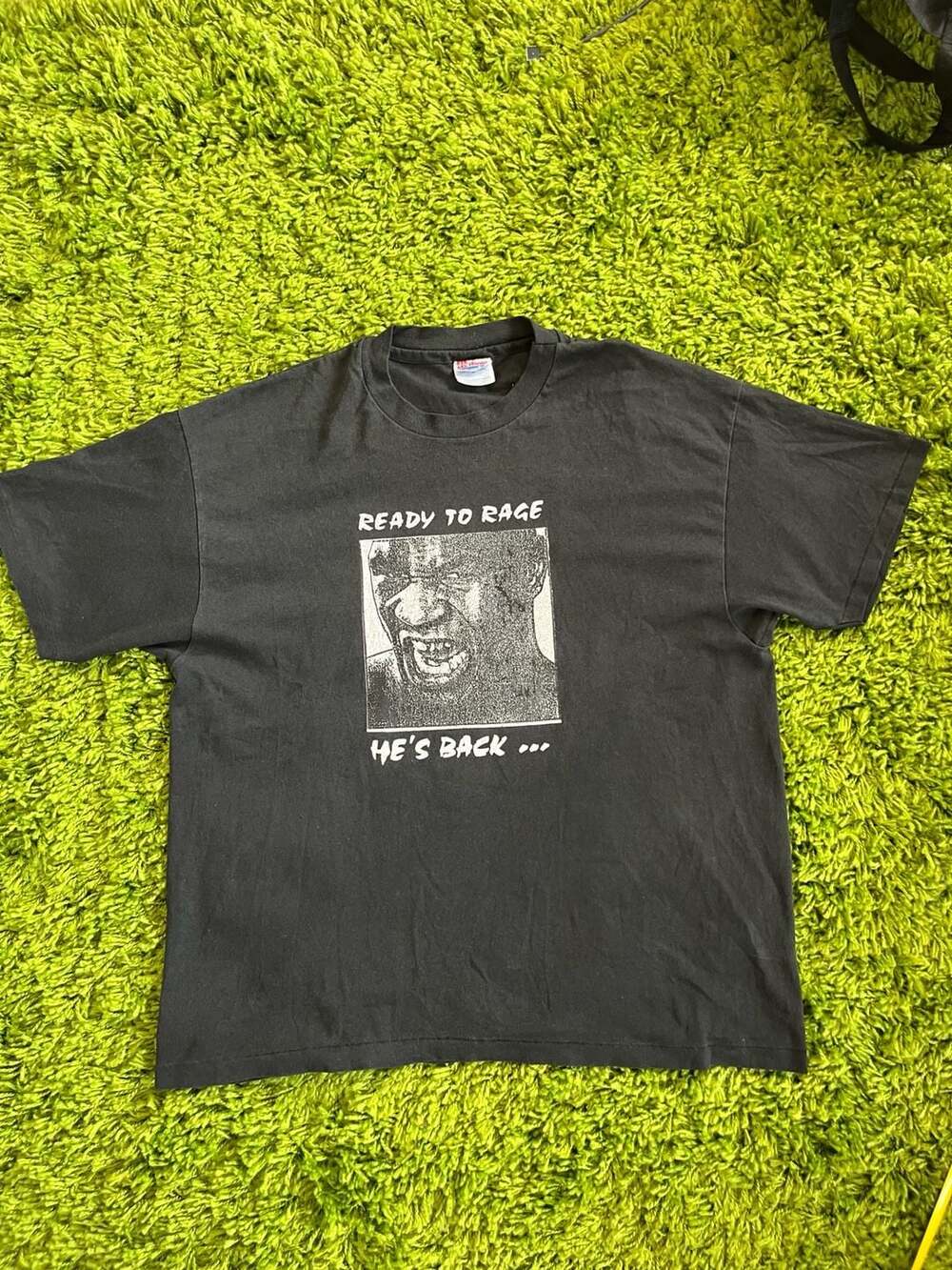 Vintage 1990s Iron Mike Tyson 'Ready to Rage' Graphic T-Shirt